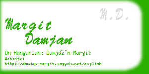 margit damjan business card